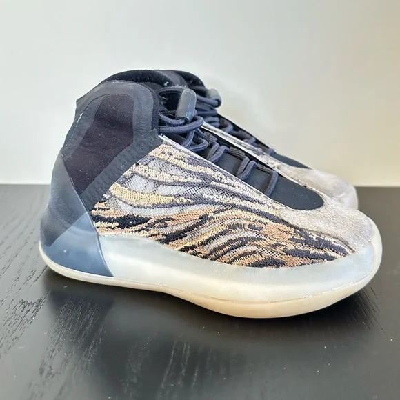 Adidas Yeezy Boost Quantum Amber Tint Kids Sneakers Size